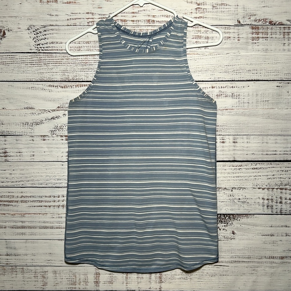 Lululemon All Tied Up Tank
Cut Back Stripe Tempest Blue White 6 - Picture 6 of 16